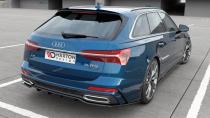 Audi S6 / A6 S-Line C8 2019+ Diffuser Med Splitters Maxton Design